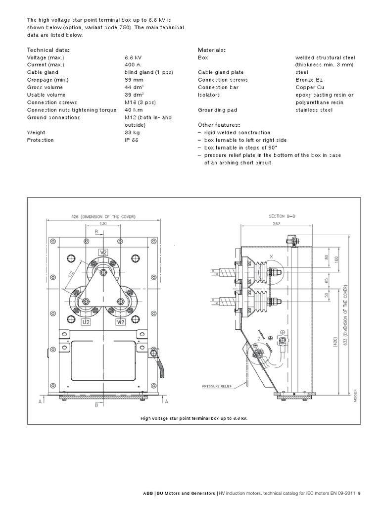 High Voltage Star Point Terminal Box | PDF | Technology & Engineering