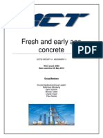 Fresh and Early Age Concrete