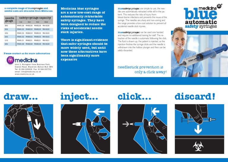 Safety Syringe Options by Gauge and Size | PDF