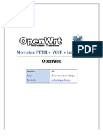 Movistar FTTH VOIP Imagenio OpenWrt