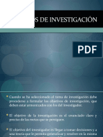 Objetivos de Investigación