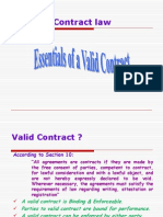 Essentials of A Valid Contract