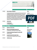 Preliminary Detailed Programme of the R&D Management Conference 2014 (May 2014)