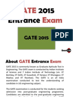 GATE 2015 Entrance Exam
