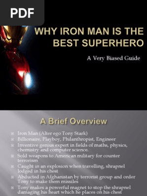 Iron Man Presentation