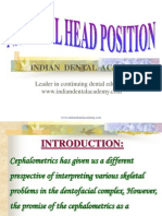 Natural Head Position / Orthodontic Courses by Indian Dental Academy