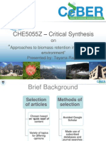 CHE5055Z – Critical Synthesis