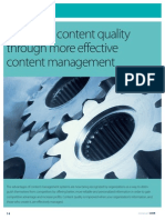 Improved Content Quality Through More Effective Content Management