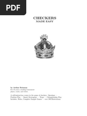 Checkers Made Easy Pdf Expert Etiquette