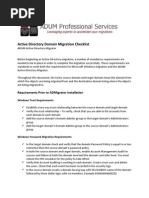 Active Directory Migration Tool Steps Guide | PDF | Active Directory ...