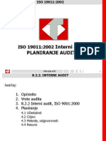 Iso 19011 Skripta 5 Planiranje Internog Audita