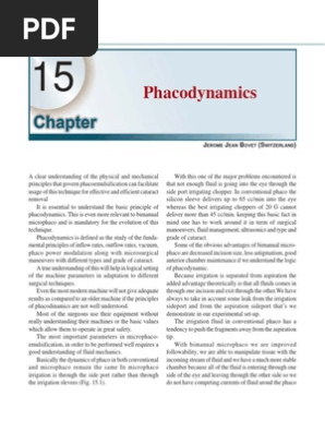 Phacodynamics And Phacoemulsification Ophthalmology Vision - 