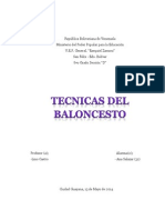 Tecnicas Del Baloncesto