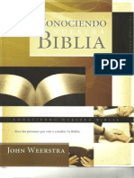 Conociendo Nuestra Biblia John Weerstra PDF
