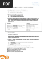 Gramática - Tipologia de Exame - 9º Ano - Ficha 7