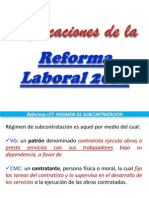 18 Reformas Laborales 2012