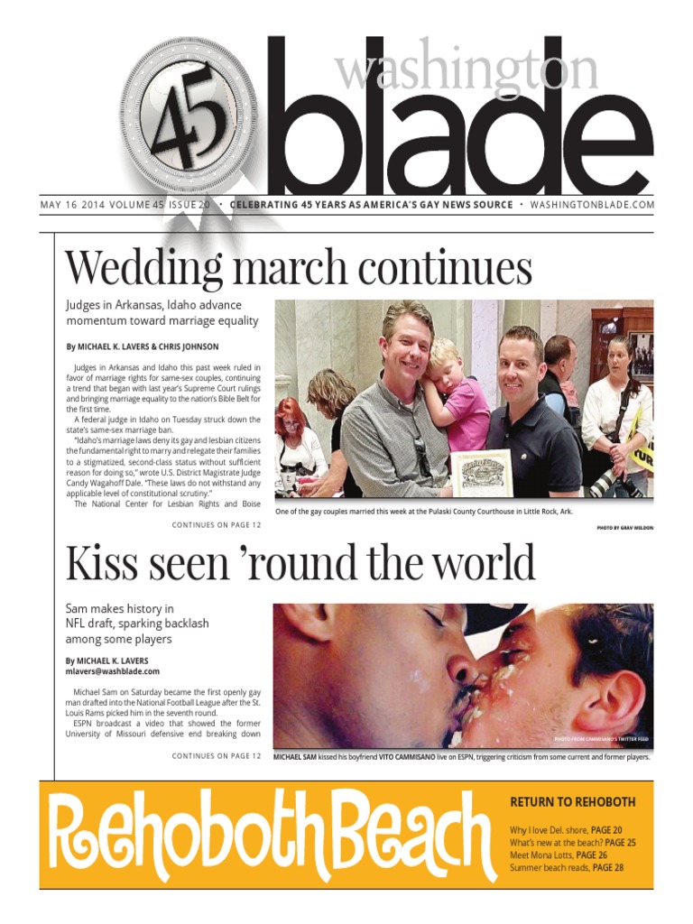 Volume 45, Issue 20, May 16, 2014 PDF Same Sex Marriage Dont