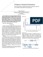 Sparse Channel Estimation: A Review