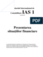 IAS Standardul International de Contabilitate IAS 1