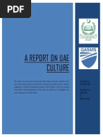 A Report On UAE Culture | PDF | United Arab Emirates | Marriage