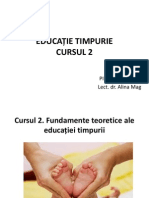 Curs 2 Educatie Timpurie