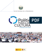 EL SALVADOR. Politica Publica Cultura 2014 - 2024
