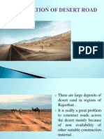Stabilization of Desert Road