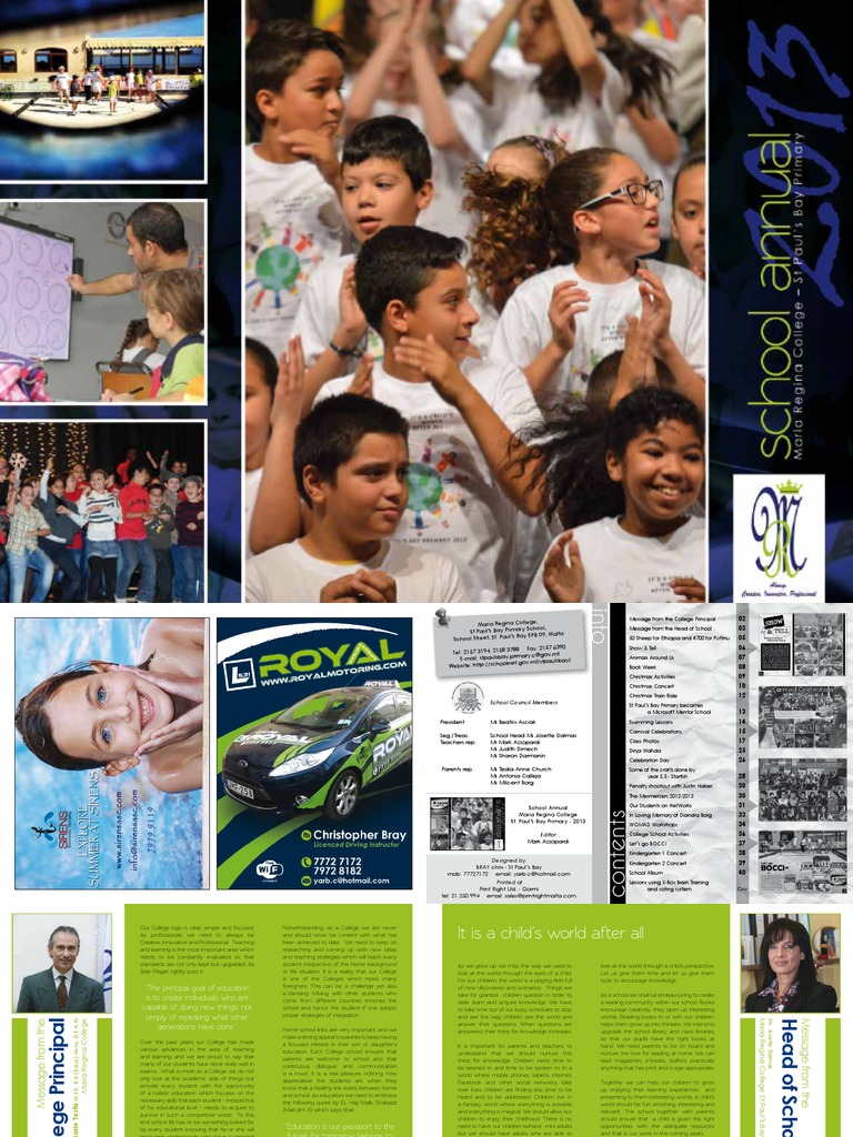 School Annual 2013 LR PDF Malta Homeschooling