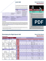 Badminton Data Sheet 
