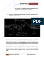 Formas de Suministro y Distribución de Agua en Un Edificio