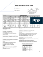 Polia Ferro Trapezoidal B