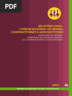 1 Forum Nacional de Genero - Cooperativismo