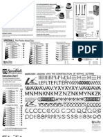 Speedball calligraphy instruction 