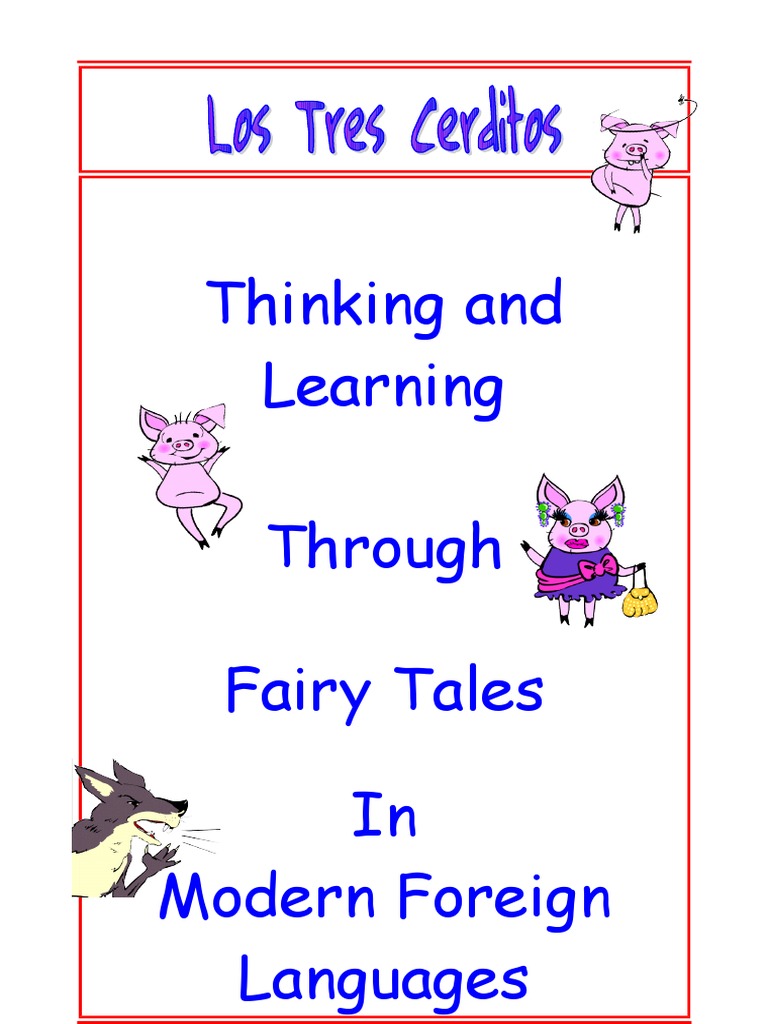 Three Little Pigs Spanish Manual Language Mechanics Linguistics