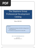 Download Stephens Group Winter Professional Development Catalog by Tammy Stephens SN22440373 doc pdf