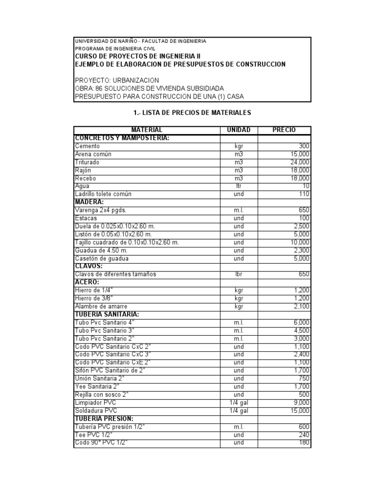 Ejemplo De Presupuesto Sectores Economicos Economia