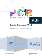 PCR Awaz 103.1FM - Ramzan 2014 Packages