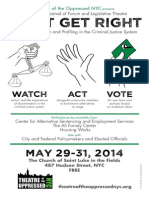 NYC Festival of Forum and Legislative Theatre Cantgetright2014 Poster