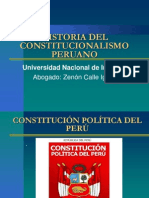 Historia Del Constitucionalismo Peruano