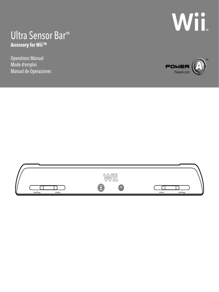Wii Ultra Sensor Bar Manual | Energy Storage | Galvanic Cells | Free 30