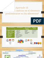 Apartado 13 Por Que El Carbono Es El Elemento Predominante en Los Alimentos