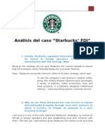 Análisis Del Caso “Starbucks’ FDI”