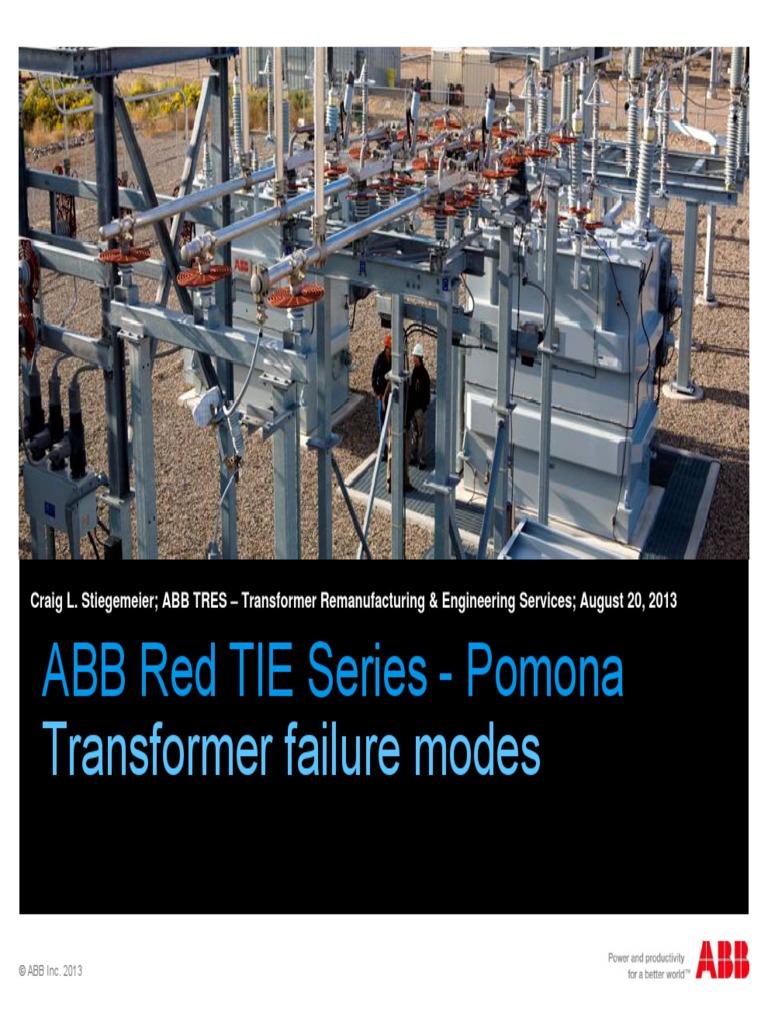 Transformer Failure Modes 20130820 PDF Transformer Electric Current