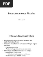 Enterocutaneous Fistulas