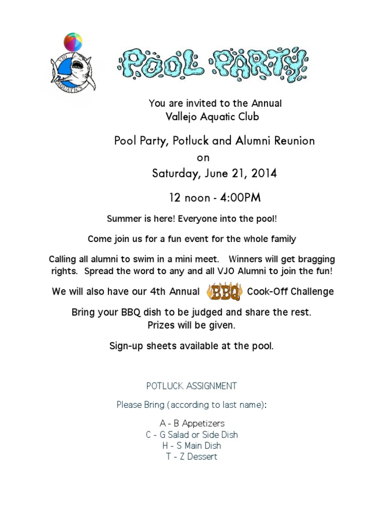 Pool Party 2014 | PDF