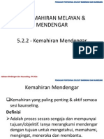 5.2.2 Kemahiran Mendengar