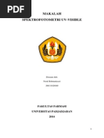 Download Anfisko - Makalah Spektrofotometri UV Vis by nurulrhmnsr SN224443765 doc pdf