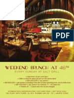 Salt Grill Weekend Brunch Menu