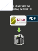 Using Slic3r With the XYZprinting DaVinci 1.0