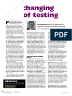 The changing face of psychological testing
